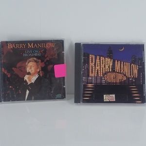 Barry Manilow Live on Broadway Showstopper Set of 2  Pop Music CD's Album Mint